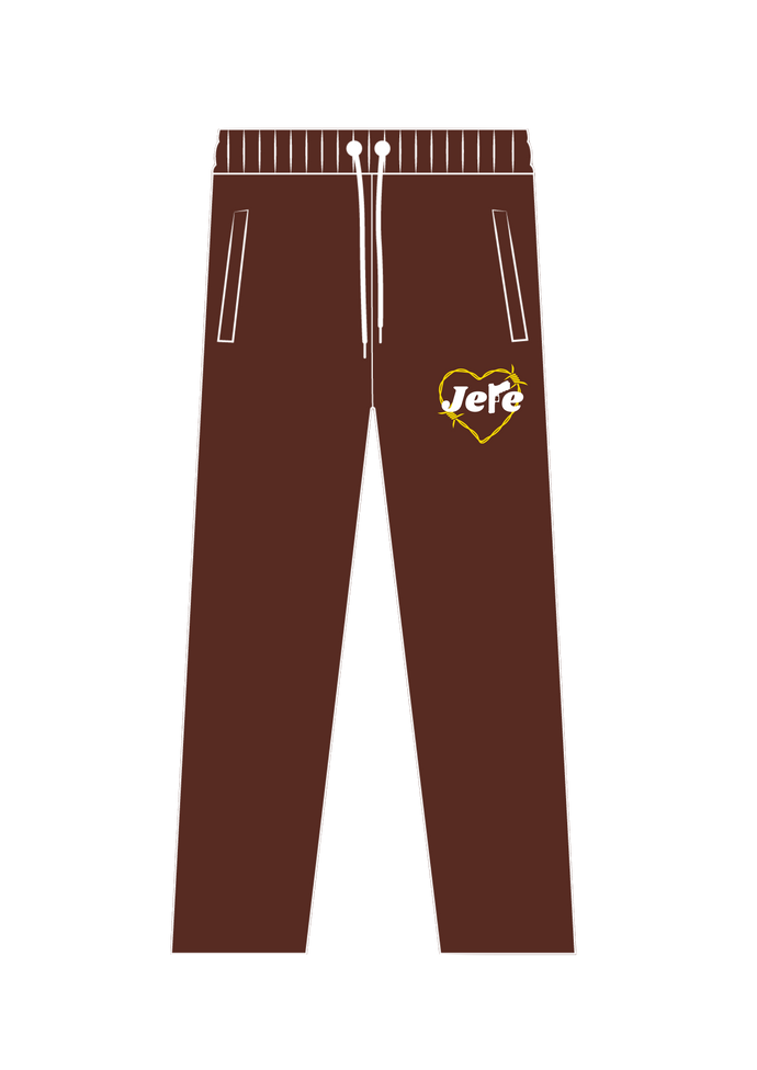 Love Kills Joggers - Brown