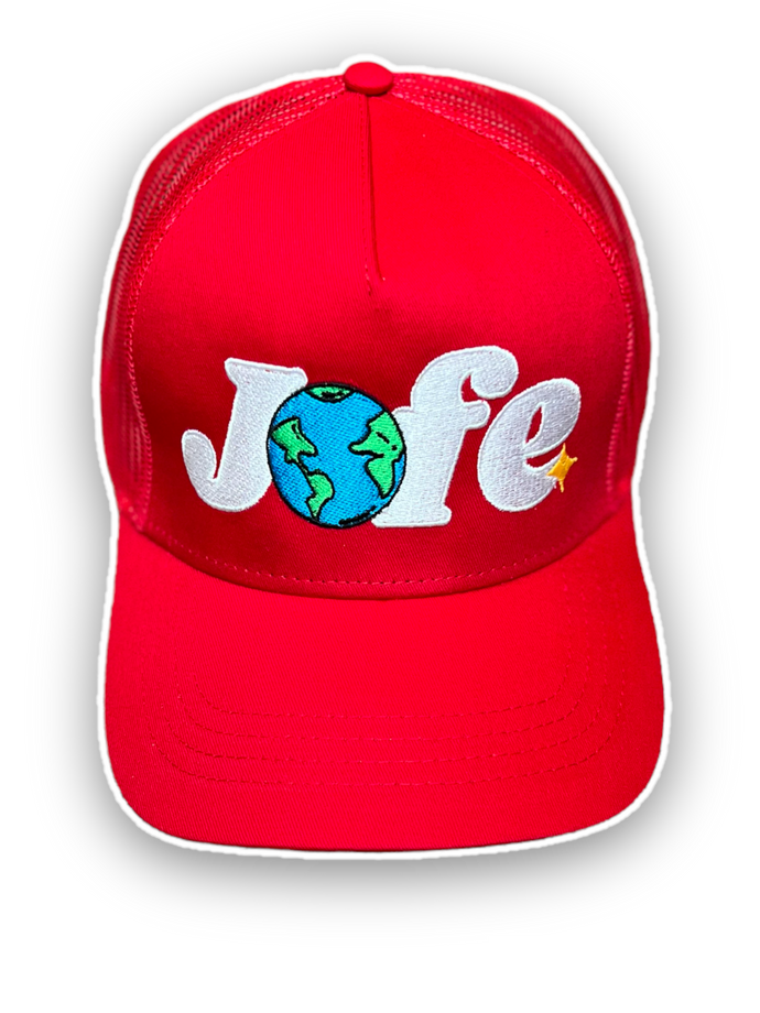 Jefe World Trucka Snapback - Red